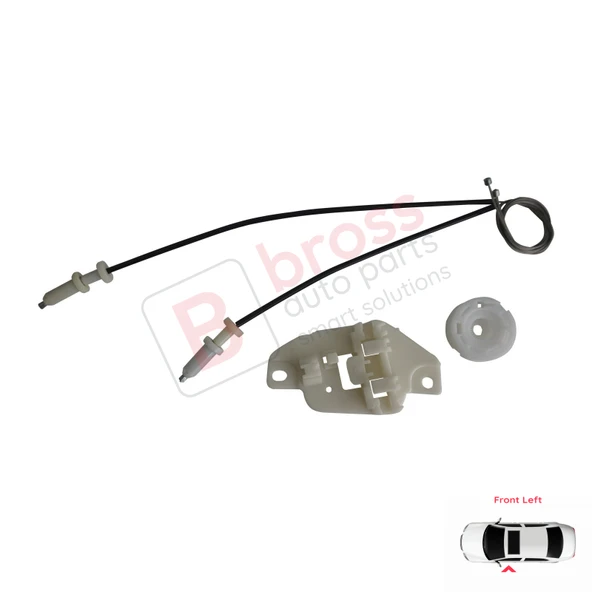 Hyundai Starex H-1 MK1 A1 1997-2007 824034A010 İçin Elektrikli Ön Sol Cam Kriko Tamir Seti ürün görseli 1