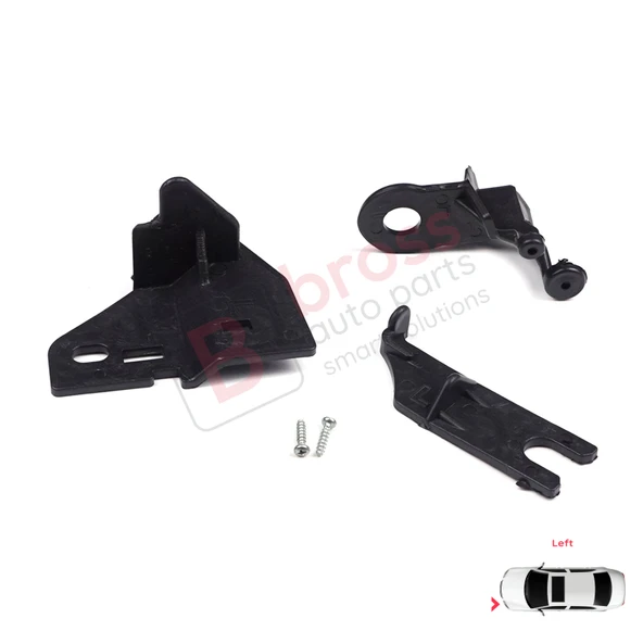 Renault Clio MK4 BH KH Estate HB Van 2012-2020 260603442R İçin Sol Ön Far Ayak Tamir Seti - Resim 3