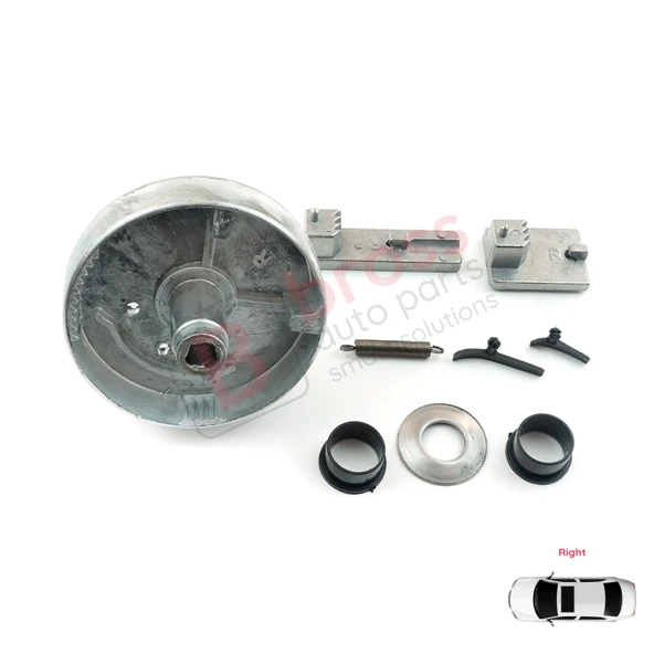 Mercedes Vito Viano W639 Sprinter 2 906 VW Crafter 2E F için Koltuk Sağ Kol Dayama Kolçak Tamir Seti - Resim 4