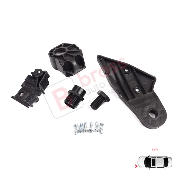 Mercedes C Class W204 S204 C204 2007-2014 CL203 A2048201114 İçin Sol Ön Far Ayak Tamir Seti - Resim 4