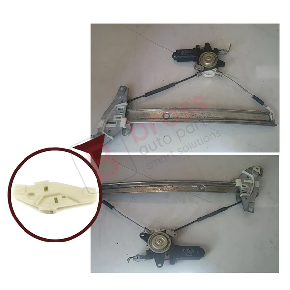 Toyota Corolla E10 AE100 E100 1991-1999 3/4/5 Kapı 6981002051 İçin Ön Sağ Cam Kriko Tamir Ayağı - Resim 3