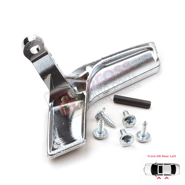 Mercedes W204 İçin İç Kapı Açma Kolu Sol 2047201171 PARLAK - Resim 5