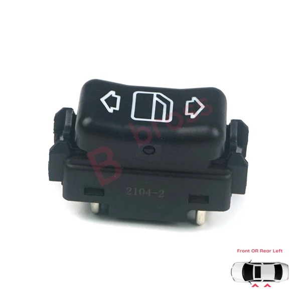 Mercedes W124 A124 C124 S124 W126 C126 W463 W201 190 A1248204610 İçin Sol Kapı Cam Açma Düğmesi - Resim 2