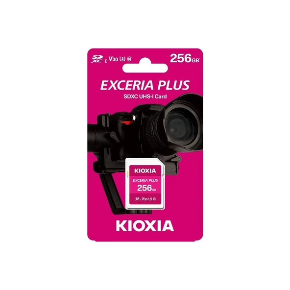 Kioxia LNPL1M256GG4 256GB Normal SD Exceria Plus C10 U3 V30 Uhs1 R98 Hafıza Kartı - 2
