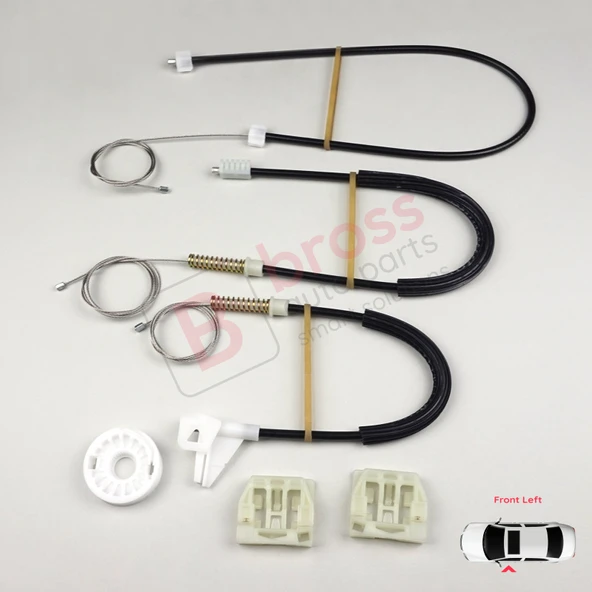 Skoda Octavia MK1 1U 2001-2010 Makyajlı Kasa İçin Elektrikli Ön Sol Kapı Cam Kriko Tamir Seti ürün görseli 1