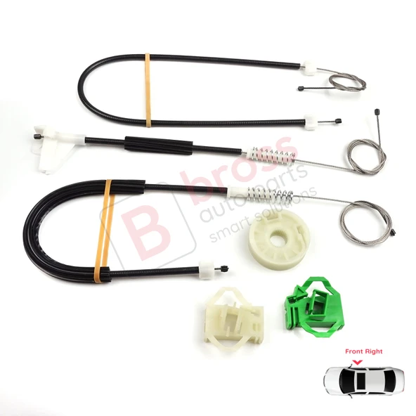 Seat Cordoba MK1 6K1 6K2 Vario 6K5 4/5 Kapı Inca 6K9 6K4837402P İçin Ön Sağ Cam Kriko Tamir Seti ürün görseli 1