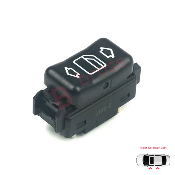 Mercedes W124 A124 C124 S124 W126 C126 W463 W201 190 A1248204610 İçin Sol Kapı Cam Açma Düğmesi ürün görseli 1