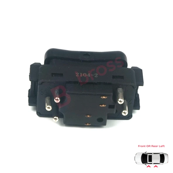 Mercedes W124 A124 C124 S124 W126 C126 W463 W201 190 A1248204610 İçin Sol Kapı Cam Açma Düğmesi - Resim 4