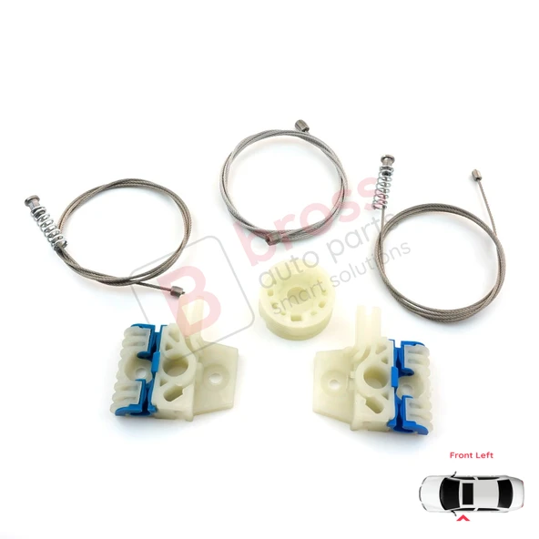 VW Tiguan MK1 5N 2007-2018 5-Kapı SUV 5N0837461 İçin Ön Sol Kapı Cam Kriko Tamir Seti