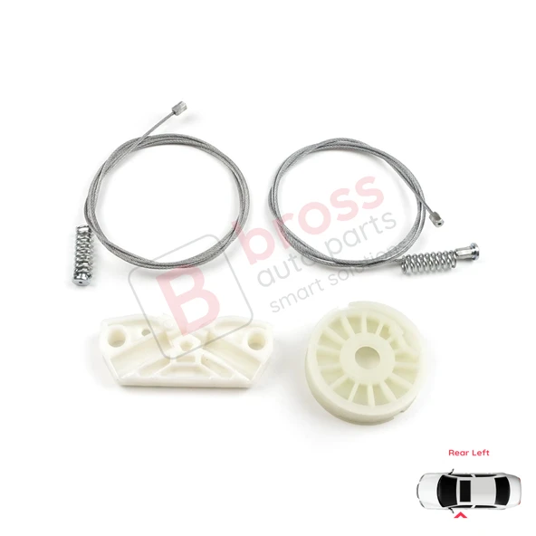 Mercedes CLK Class MK2 W209 C209 A209 2002-2009 2-Kapı A2096700103 İçin Arka Sol Cam Kriko Seti ürün görseli 1