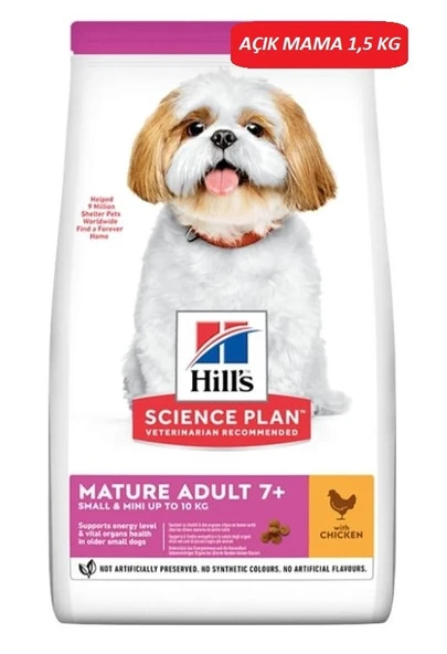 Hill's Smal&Mini Mature 7+ Küçük Irk Yaşlı Köpek Maması 1,5 KG