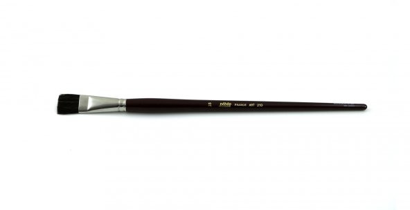 Pebeo Art 210 Seri Yağlı Boya Fırçası - Yassı Samur Kıl No: 18