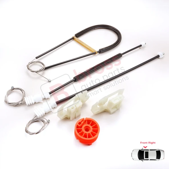 Citroen Xsara N2 N0 1997-2010 Estate SW Coupe 9222H1 İçin Elektrikli Ön Sağ Cam Kriko Tamir Seti - Resim 3