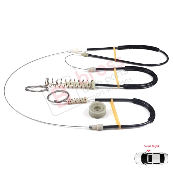 VW Scirocco MK3 137 138 2008–2017 3-Kapı Hatchback Van 1K8837462 İçin Elektrikli Ön Sağ Cam Kriko Tamir Seti ürün görseli 1