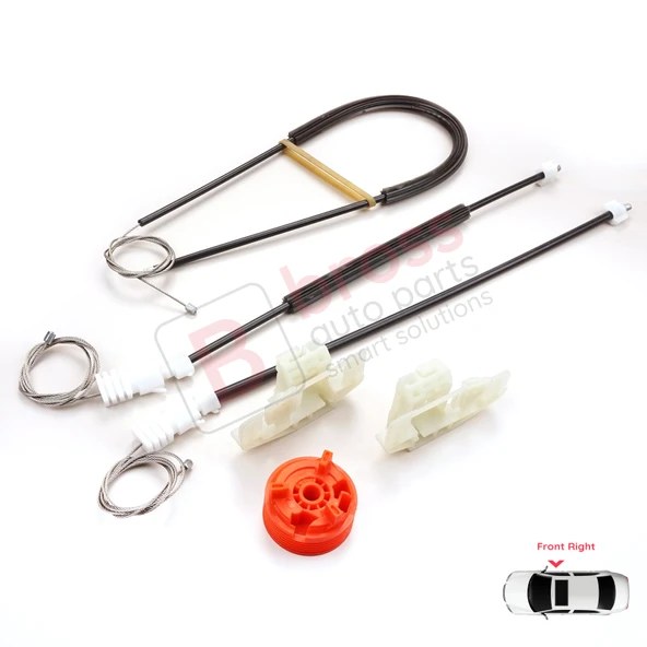 Citroen Xsara N2 N0 1997-2010 Estate SW Coupe 9222H1 İçin Elektrikli Ön Sağ Cam Kriko Tamir Seti - Resim 4