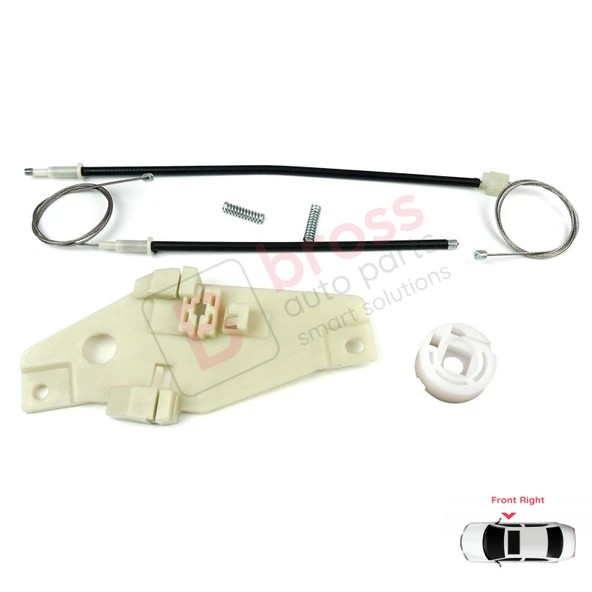 Toyota Corolla E10 AE100 E100 1991-1999 3/4/5 Kapı 6981002051 İçin Ön Sağ Cam Kriko Tamir Seti - Resim 2