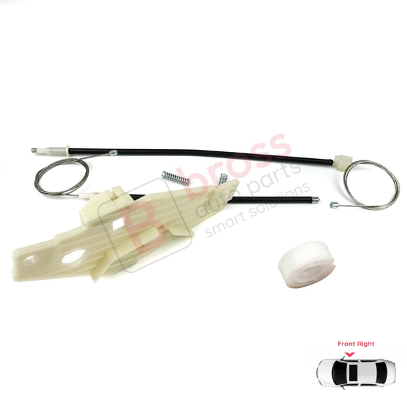 Toyota Corolla E10 AE100 E100 1991-1999 3/4/5 Kapı 6981002051 İçin Ön Sağ Cam Kriko Tamir Seti - Resim 3