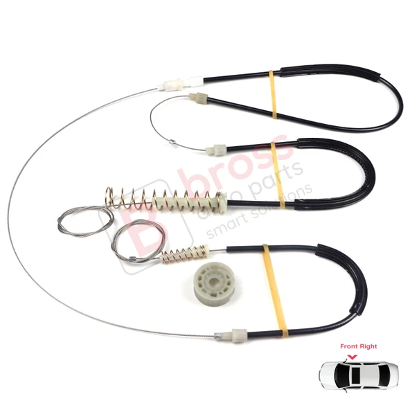 VW Scirocco MK3 137 138 2008–2017 3-Kapı Hatchback Van 1K8837462 İçin Elektrikli Ön Sağ Cam Kriko Tamir Seti - Resim 3