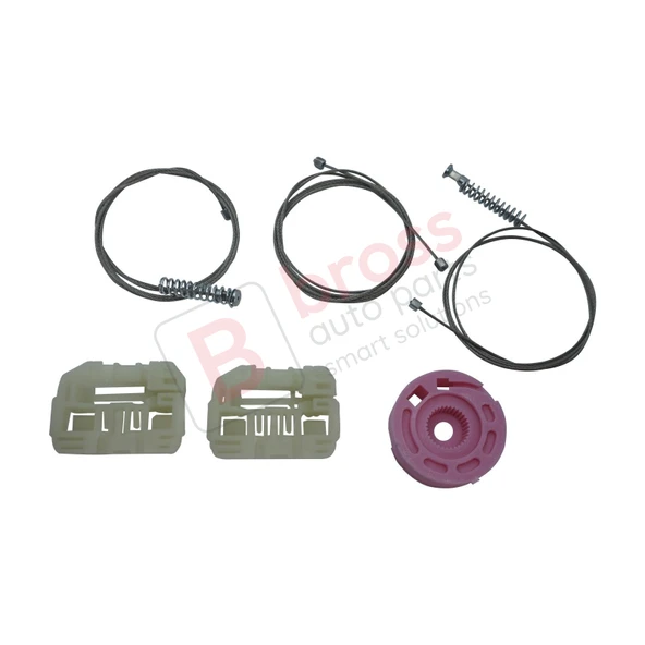Hyundai I30 MK1 FD 2007-2012 5-Kapı 824712L001 İçin Elektrikli Ön Sol Cam Kriko Tamir Seti - Resim 4