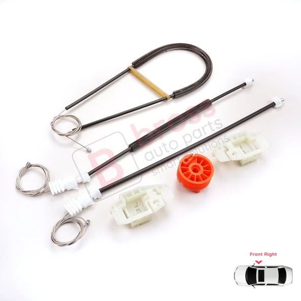 Citroen Xsara N2 N0 1997-2010 Estate SW Coupe 9222H1 İçin Elektrikli Ön Sağ Cam Kriko Tamir Seti - Resim 2