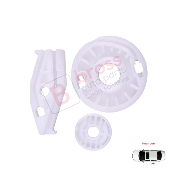 VW Beetle Cabriolet 2003-2010 İçin Arka Sol Sürgülü Cam Seti - Resim 3