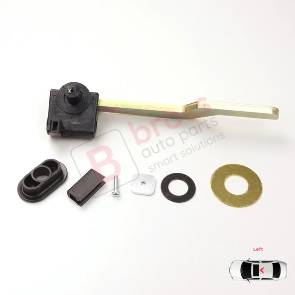 BMW E46 E64 Opel Astra G Convertible 54347031361 için Sol Cabrio Açılır Tavan Kilit Mandal Parçası ürün görseli 1