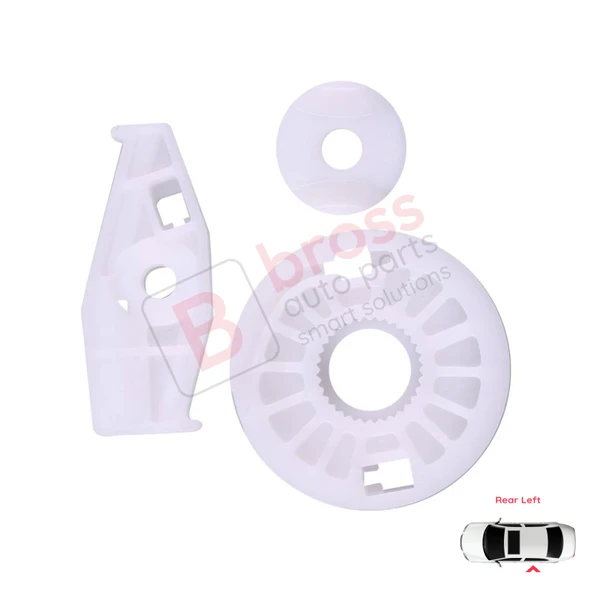 VW Beetle Cabriolet 2003-2010 İçin Arka Sol Sürgülü Cam Seti - Resim 4