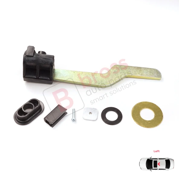 BMW E46 E64 Opel Astra G Convertible 54347031361 için Sol Cabrio Açılır Tavan Kilit Mandal Parçası - Resim 2