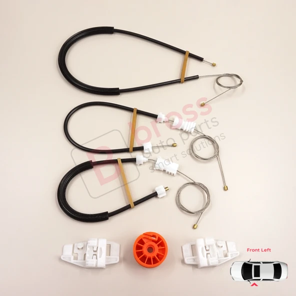 Citroen Xsara N2 N0 1997-2010 Estate SW Coupe 9221H4 İçin Elektrikli Ön Sol Cam Kriko Tamir Seti ürün görseli 1