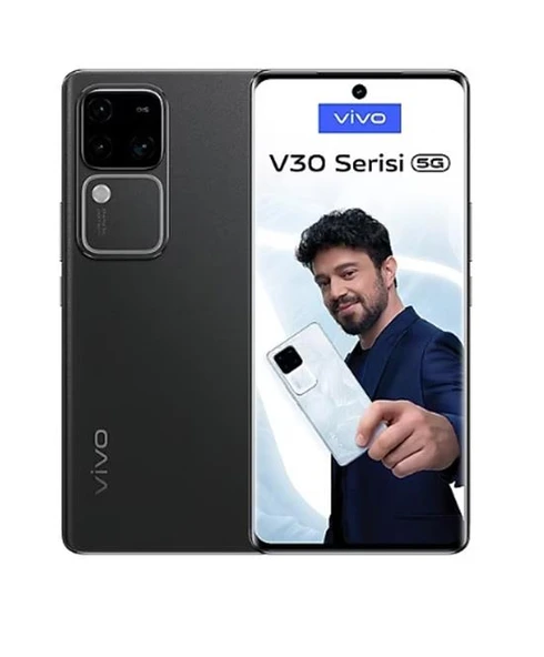 Vivo V30 5G 12GB Ram 256GB Siyah (Vivo Türkiye Garantili)