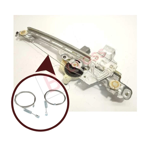 Peugeot 308 MK2 2013-2021 4/5 Kapı İçin Elektrikli Arka Sağ veya Sol Kapı Cam Kriko Tamir Seti - Resim 5