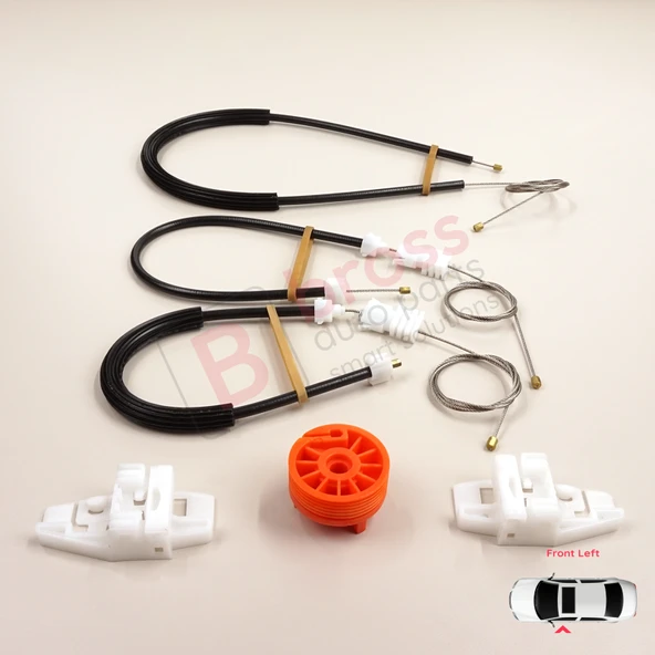 Citroen Xsara N2 N0 1997-2010 Estate SW Coupe 9221H4 İçin Elektrikli Ön Sol Cam Kriko Tamir Seti - Resim 3