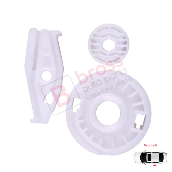 VW Beetle Cabriolet 2003-2010 İçin Arka Sol Sürgülü Cam Seti - Resim 2