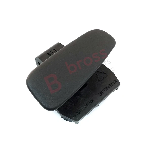 Renault Clio MK4 için Torpido Açma Kilit Mandalı Siyah 681089881R - Resim 2