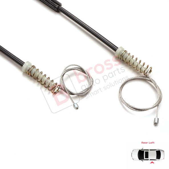 Volvo S40 V40 MK1 644 645 1995-2004 4/5-Kapı 30623452 İçin Elektrikli Arka Sol Cam Kriko Tamir Seti - Resim 4