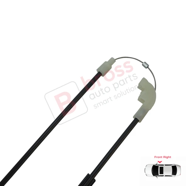 Volvo S40 V40 MK1 644 645 1995-2004 4/5-Kapı 30623449 İçin Elektrikli Ön Sağ Cam Kriko Tamir Seti - Resim 3