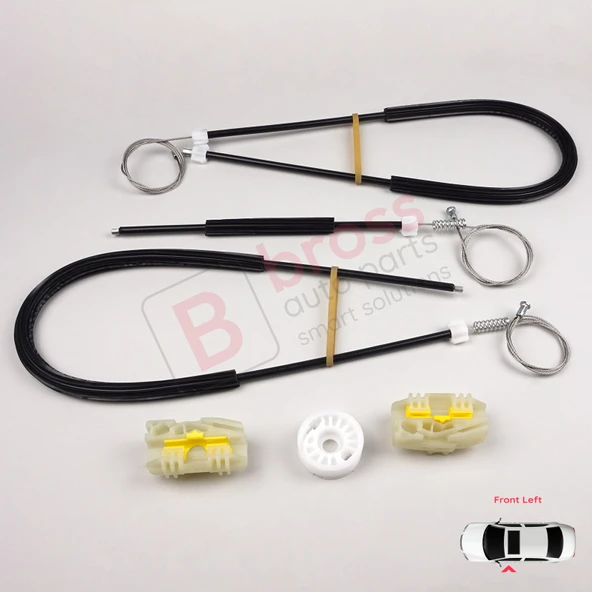 Seat Ibiza MK4 6J8 6P8 6J5 6P1 2008-2017 5-Kapı 6J4837401 İçin Elektrikli Ön Sol Cam Kriko Tamir Seti
