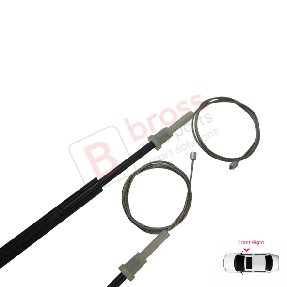 Volvo S40 V40 MK1 644 645 1995-2004 4/5-Kapı 30623449 İçin Elektrikli Ön Sağ Cam Kriko Tamir Seti - Resim 4