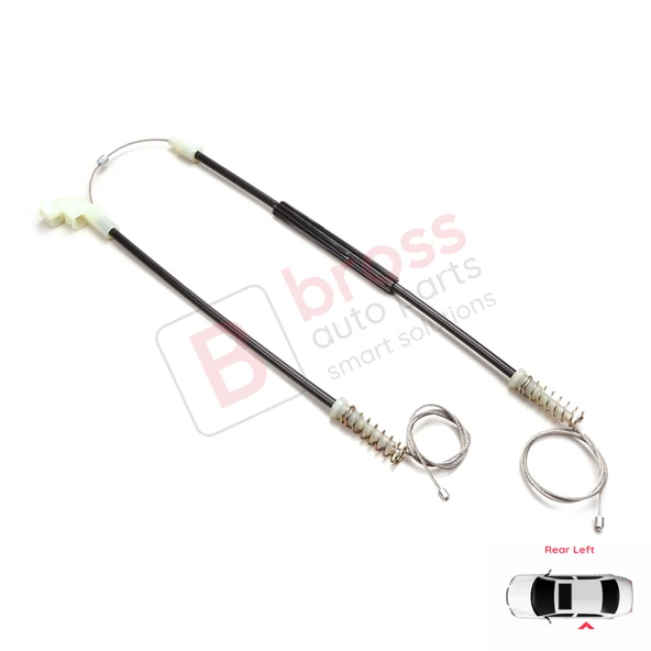 Volvo S40 V40 MK1 644 645 1995-2004 4/5-Kapı 30623452 İçin Elektrikli Arka Sol Cam Kriko Tamir Seti - Resim 3