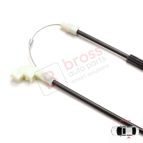 Volvo S40 V40 MK1 644 645 1995-2004 4/5-Kapı 30623452 İçin Elektrikli Arka Sol Cam Kriko Tamir Seti - Resim 5