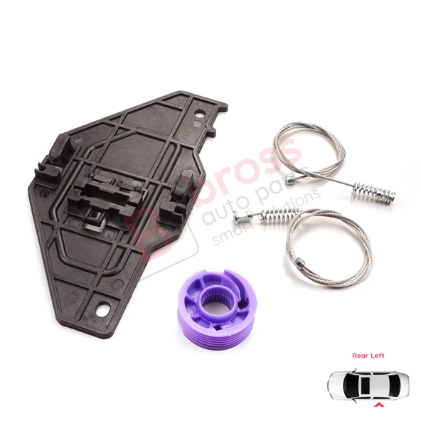 Citroen C5 MK2 MK3 RD/TD RC RD RW 2007-2018 4/5 Kapı 9223E2 İçin Elektrikli Arka Sol Cam Kriko Seti - 3