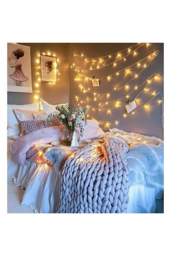 Perlotus 10 Metre Kumandalı Prizli Fişli Led Yılbaşı Ağacı Işığı Günışığı - 2