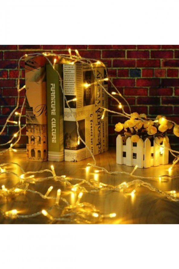 Perlotus 10 Metre Kumandalı Prizli Fişli Led Yılbaşı Ağacı Işığı Günışığı - 5