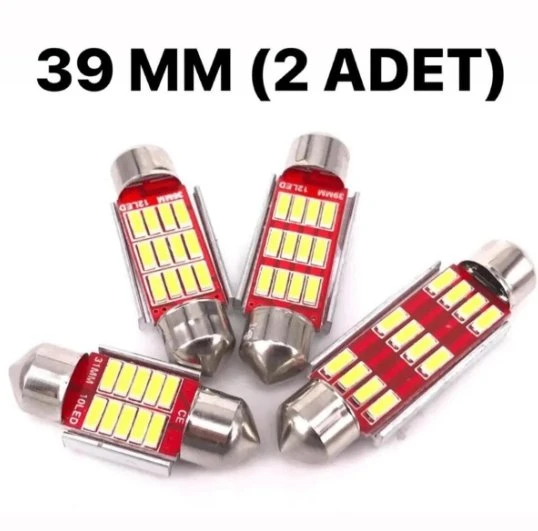 Sofit Led Canbus C5w Tavan Plaka Ampül 39 mm 2 Adet ürün görseli