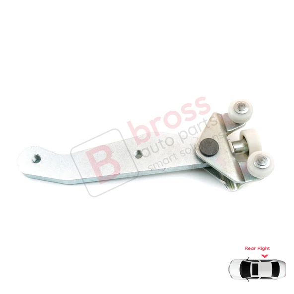 VW Transporter T4 Caravelle 1990-2003 için Sağ Arka Sürgülü Kapı Alt Makarası 701843406B - Resim 2