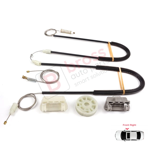 Ford Focus MK1 1998-2007 2/3 Kapı HB Coupe 1331618 İçin Elektrikli Sağ Kapı Cam Kriko Tamir Seti - 5
