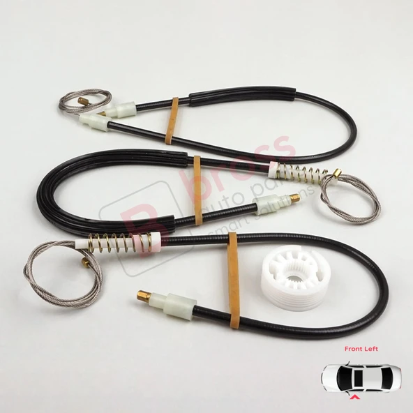 BMW 5 Serisi E60 E61 E60 M5 İçin Ön Sol Cam Kriko Set 51337184383 - Resim 3