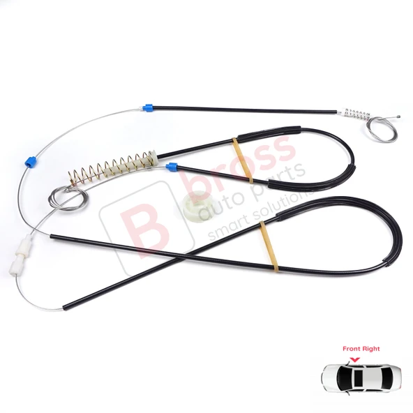 Mini Cooper MK1 R50 R52 R53 2001-2008 HB Convertible 51337039452 İçin Sağ Kapı Cam Kriko Seti ürün görseli