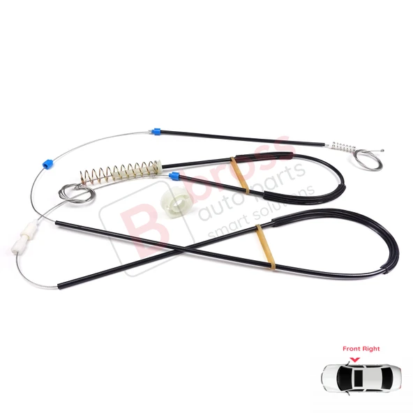 Mini Cooper MK1 R50 R52 R53 2001-2008 HB Convertible 51337039452 İçin Sağ Kapı Cam Kriko Seti - Resim 5