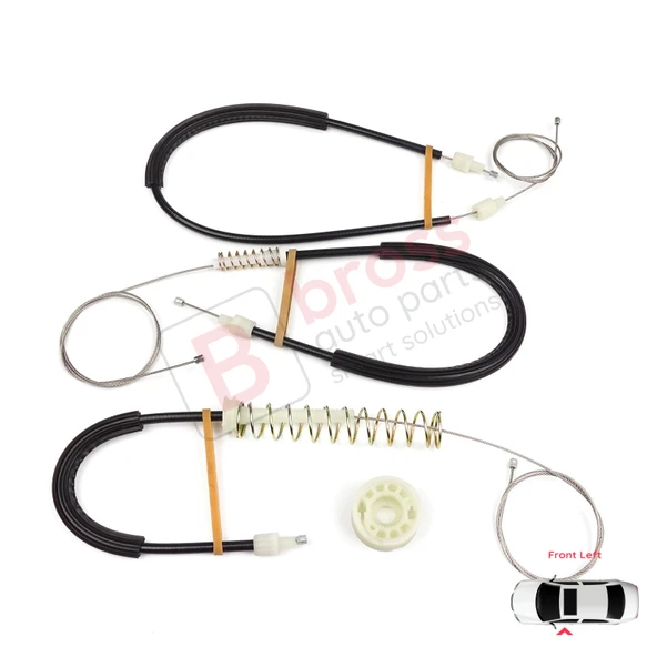 BMW 6 Serisi F06 Gran Coupe 2011-2018 51337268797 İçin Ön Sol Kapı Cam Kriko Tamir Seti - Resim 2